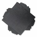 Morcon Tissue Morsoft Beverage Napkins, 2-Ply, 9 x 9.5, Black, 1000PK VT522